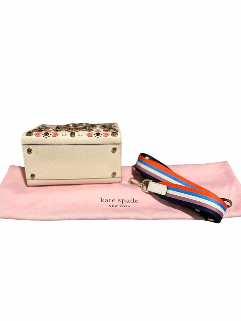 Kate Spade Thompson Street Embellished Sam Bag EUC - Picture 4 of 10